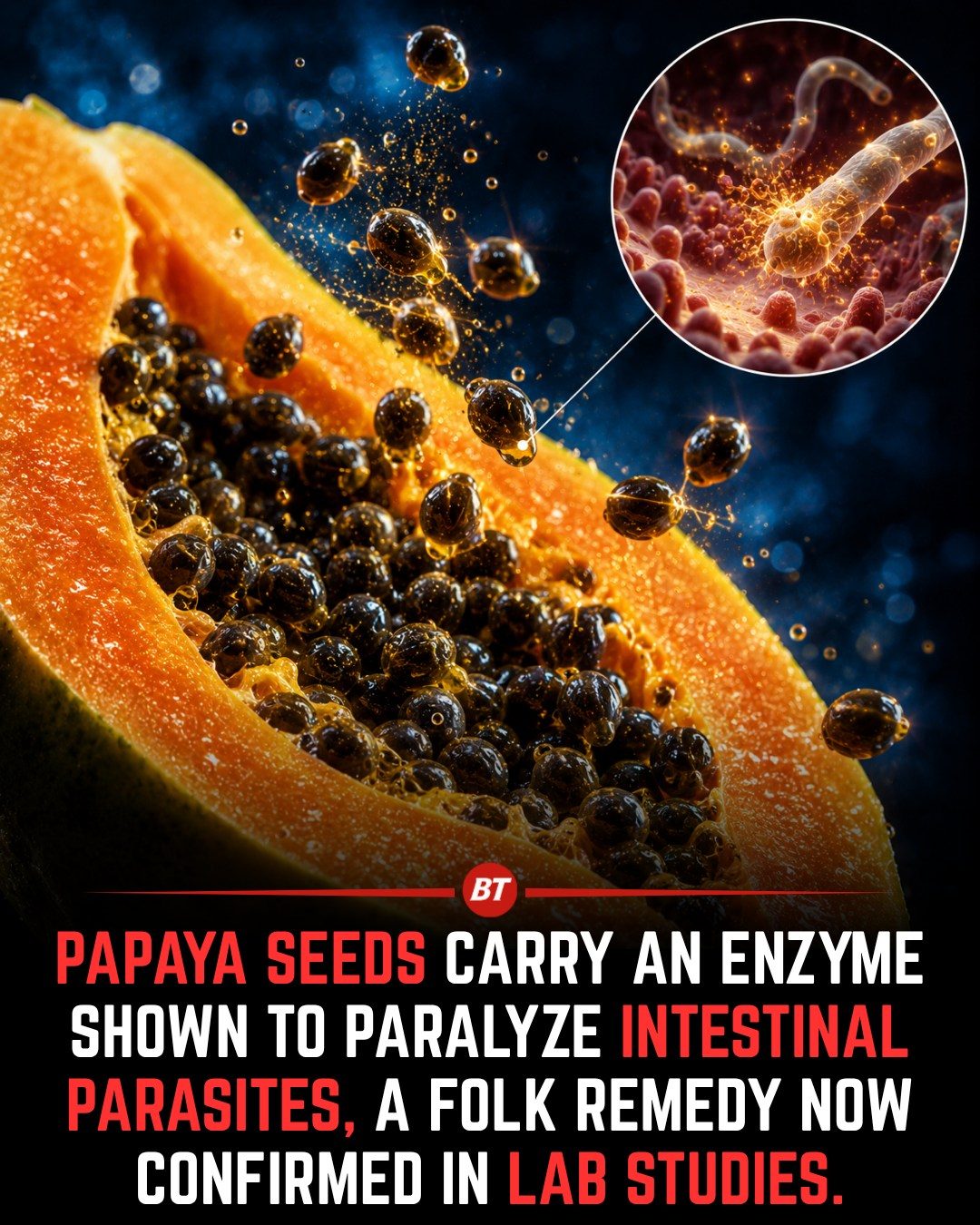 Papaya Seeds: Folk Remedy for Parasites Validated by Science