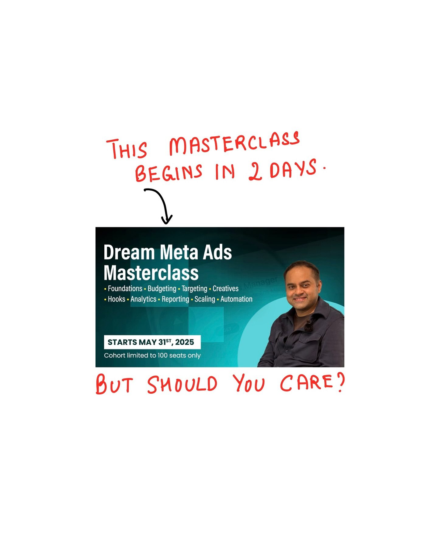 Dream Meta Ads Masterclass: Master Meta Ads Management.