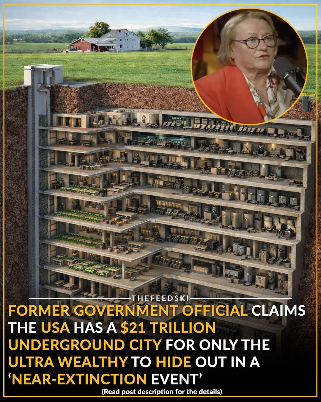$21 Trillion Underground City: Wealthy's 'Near-Extinction' Haven