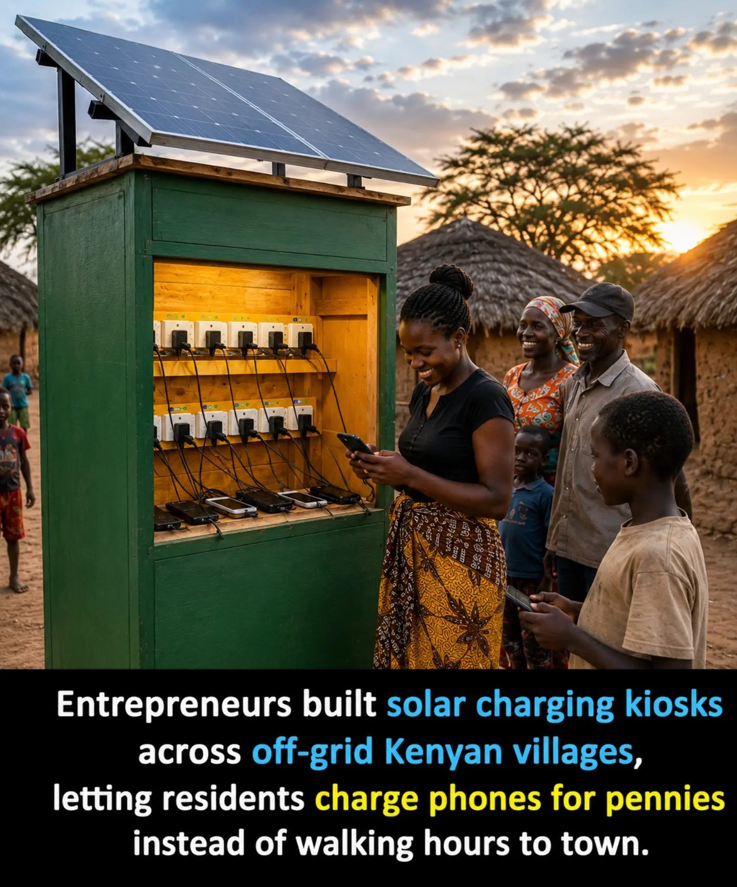 How Solar Kiosks are Electrifying Remote Kenyan Villages