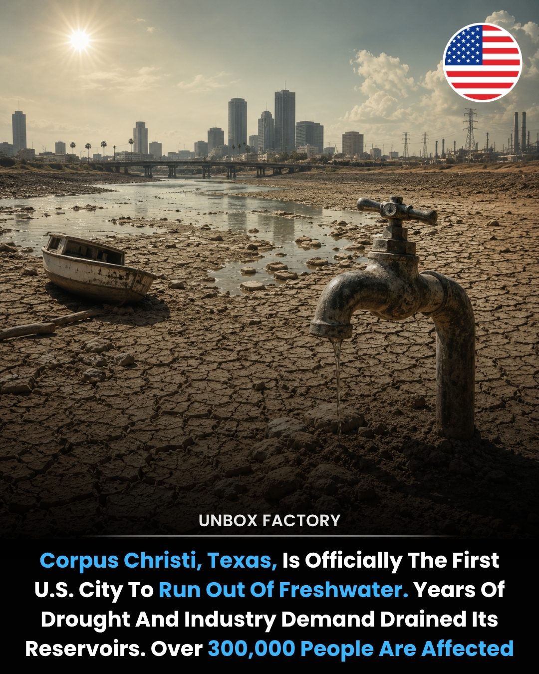 Corpus Christi Faces Severe Water Crisis Due to Drought and Industry Demand