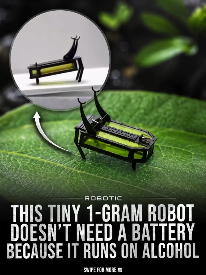 How Tiny Alcohol-Powered Robots Work