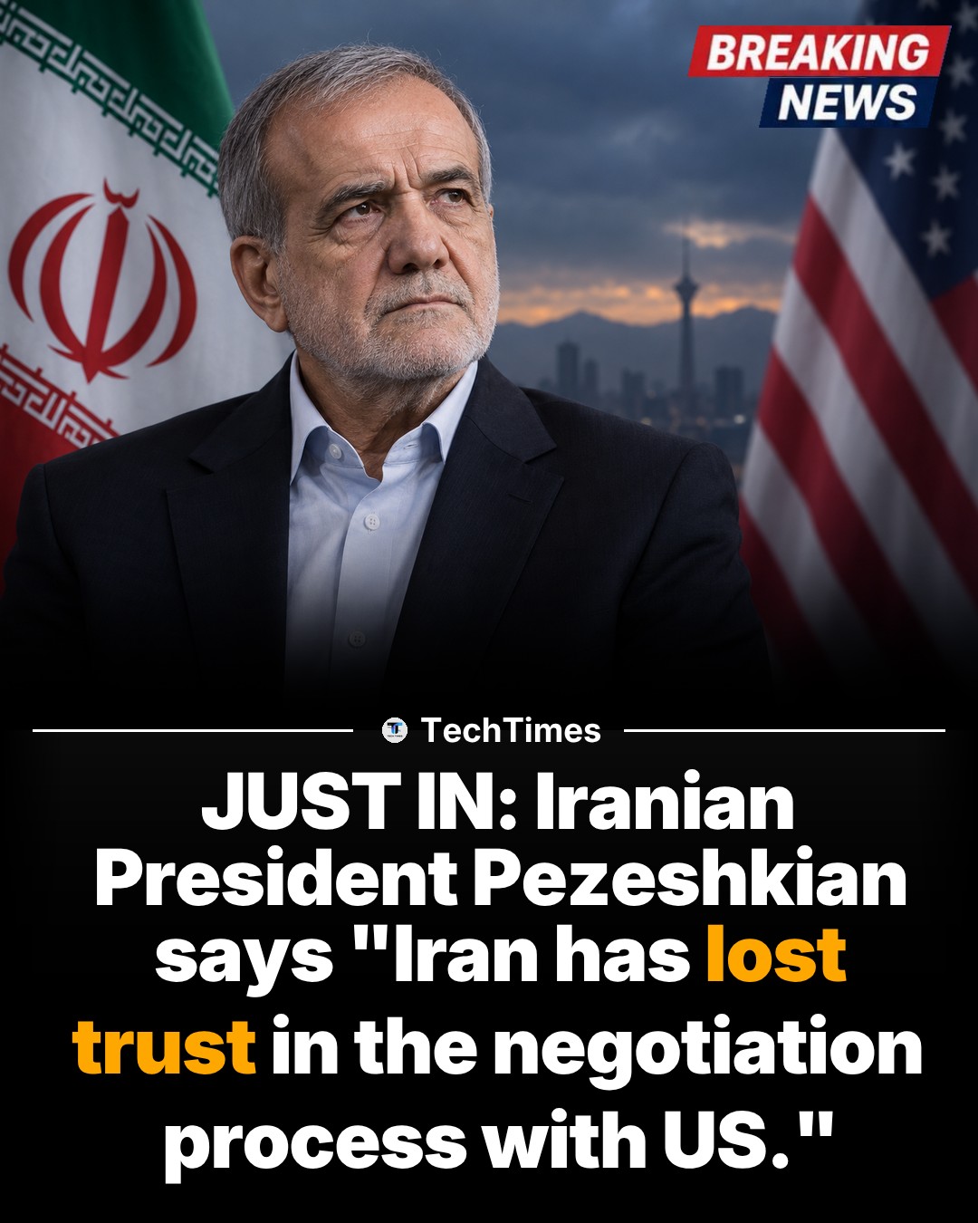 Iranian President Pezeshkian Loses Trust in US Negotiations