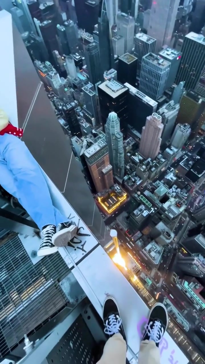 New York City Aerial View from Rooftop
