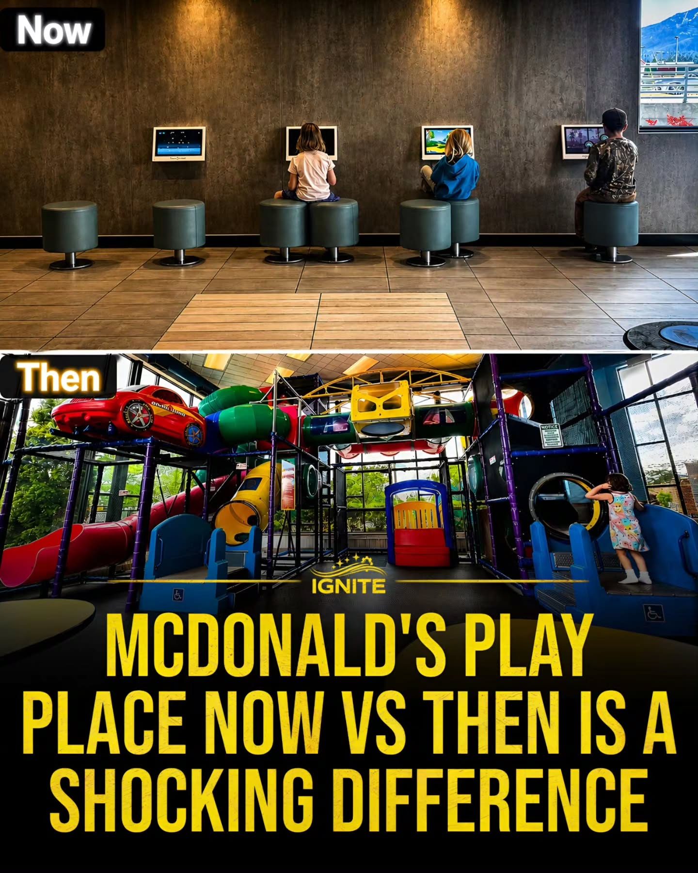 Evolution of McDonald's Play Areas: Then and Now