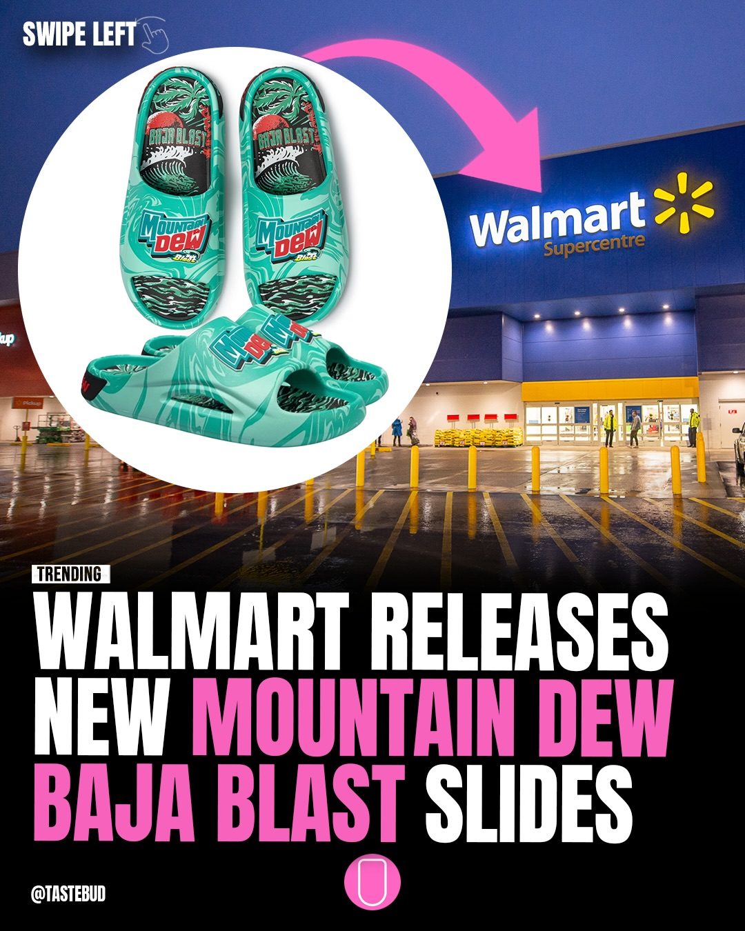 Mountain Dew Baja Blast Slides: A Limited Edition Must-Have