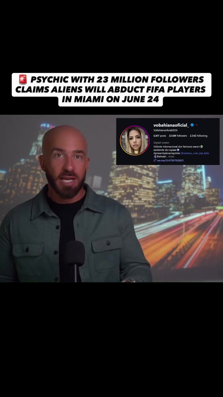 Psychic Warns: Aliens to Abduct FIFA Fans in Miami
