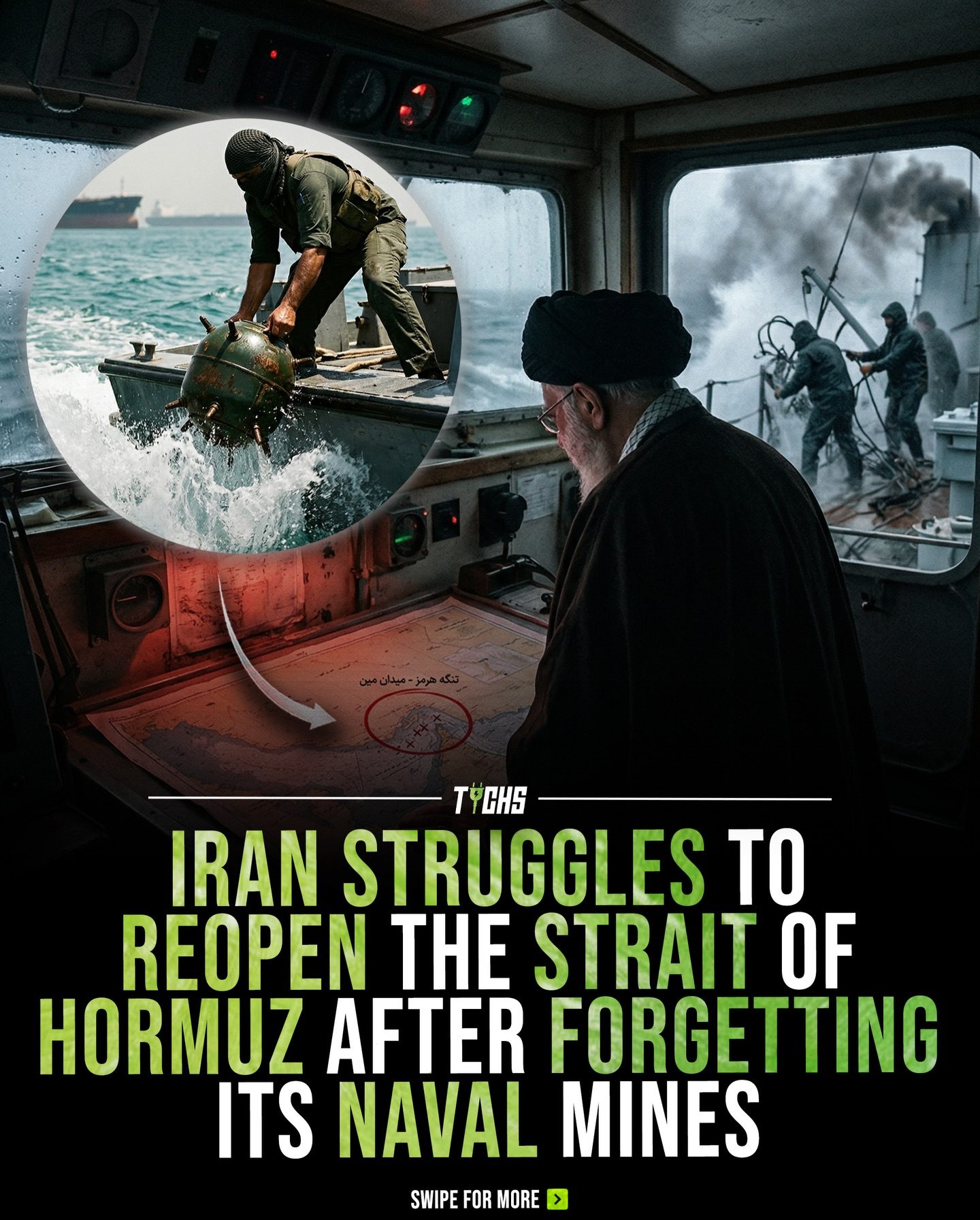 Iran's Naval Mines Complicate Strait of Hormuz Reopening