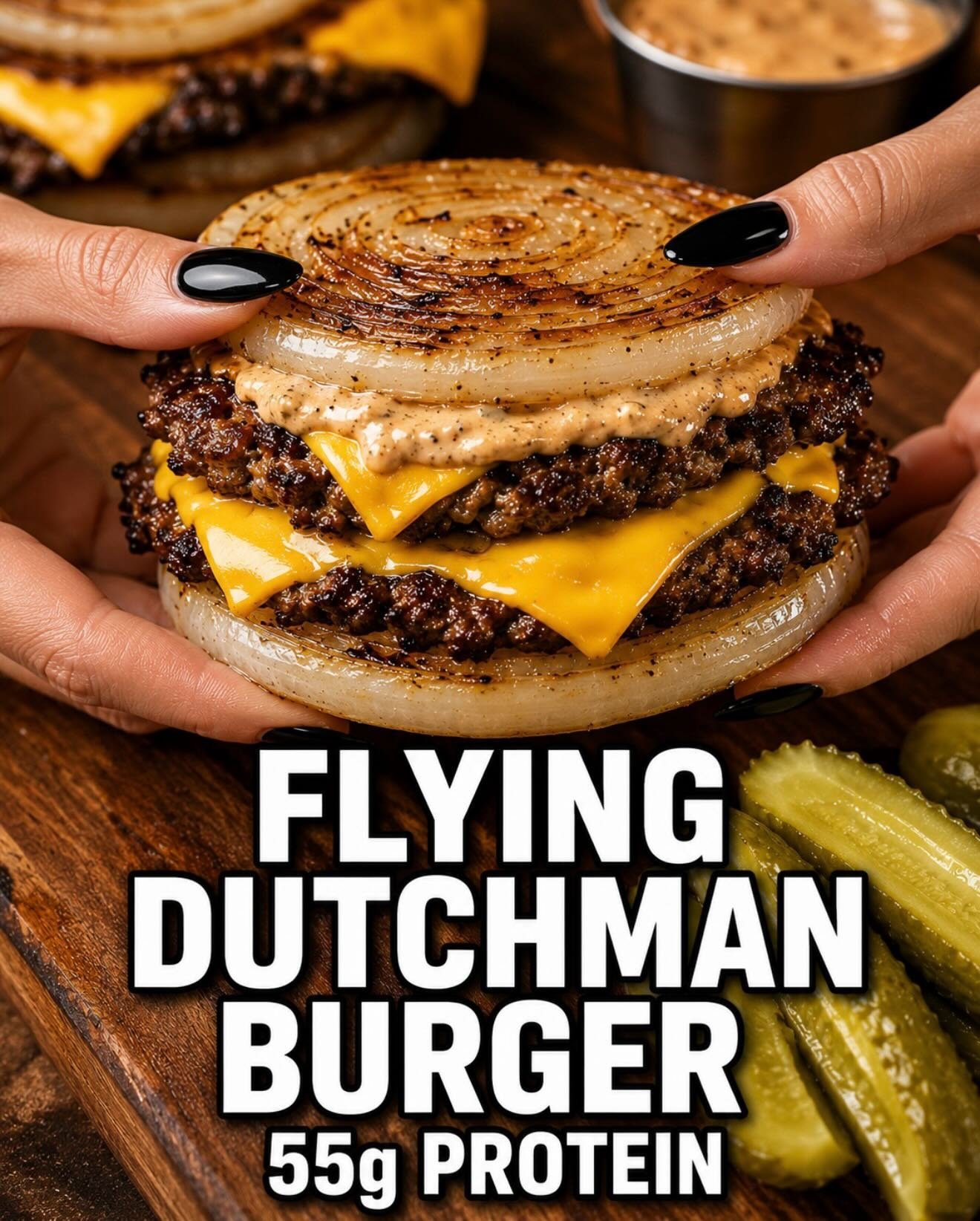Flying Dutchman: High-Protein, Low-Carb Burger Recipe