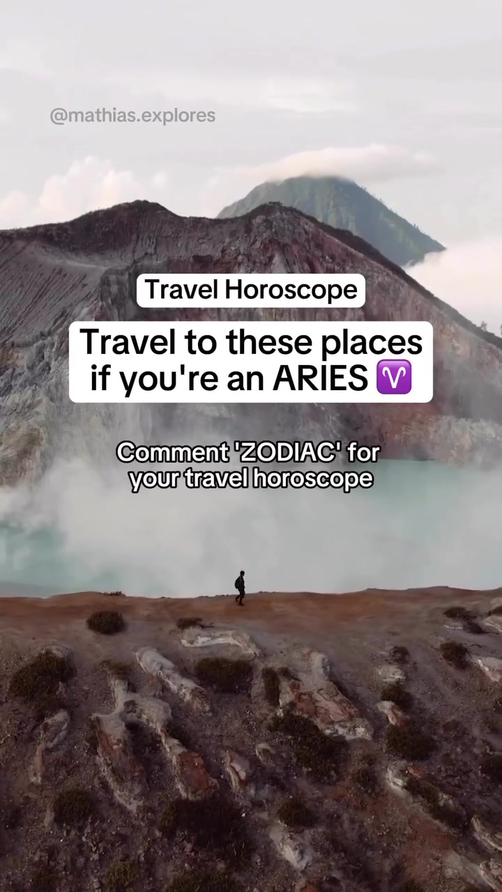 Travel Destinations by Zodiac Sign
