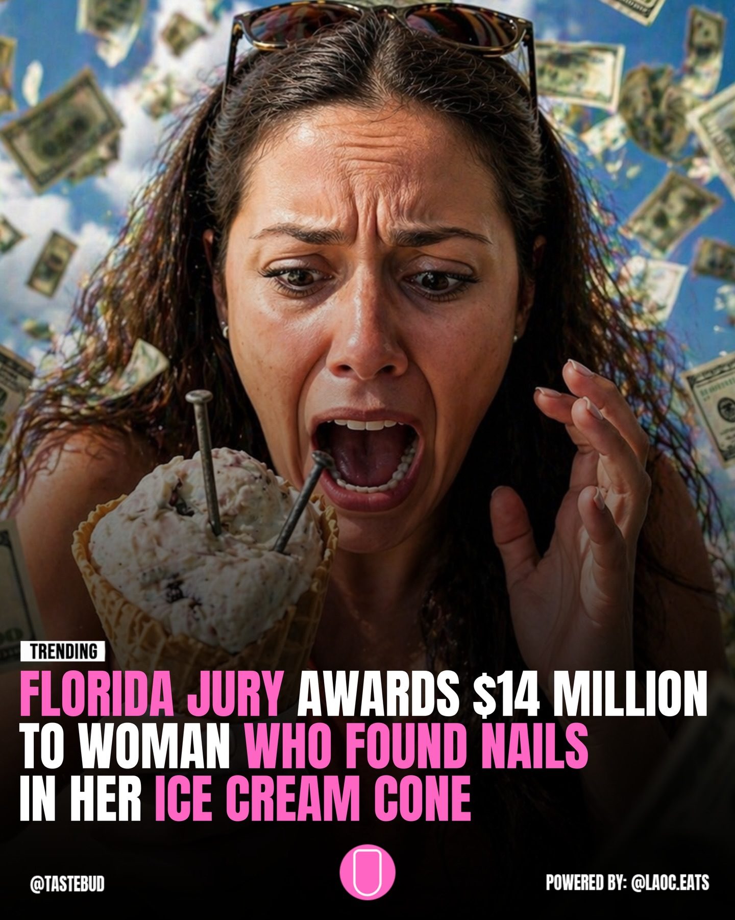 Florida Woman Wins $14M After Finding Nails in Ice Cream