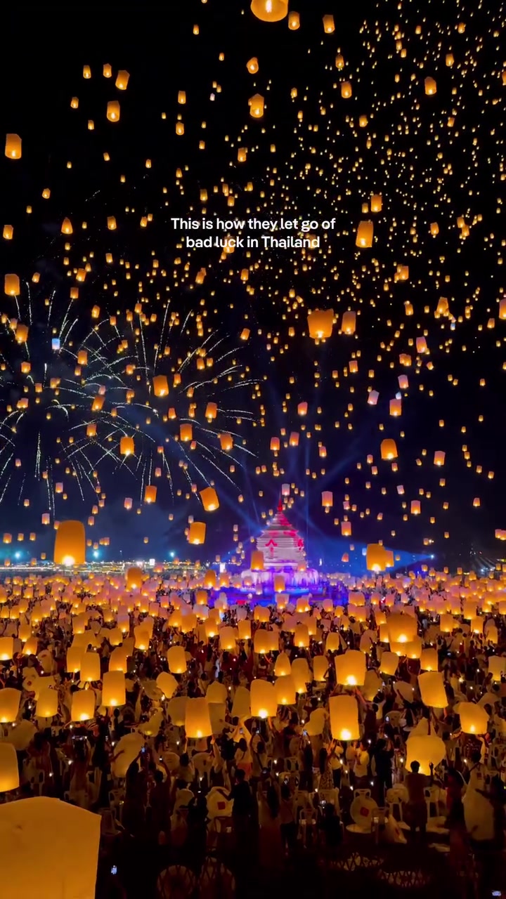 Thai Lantern Festival: Releasing Bad Luck