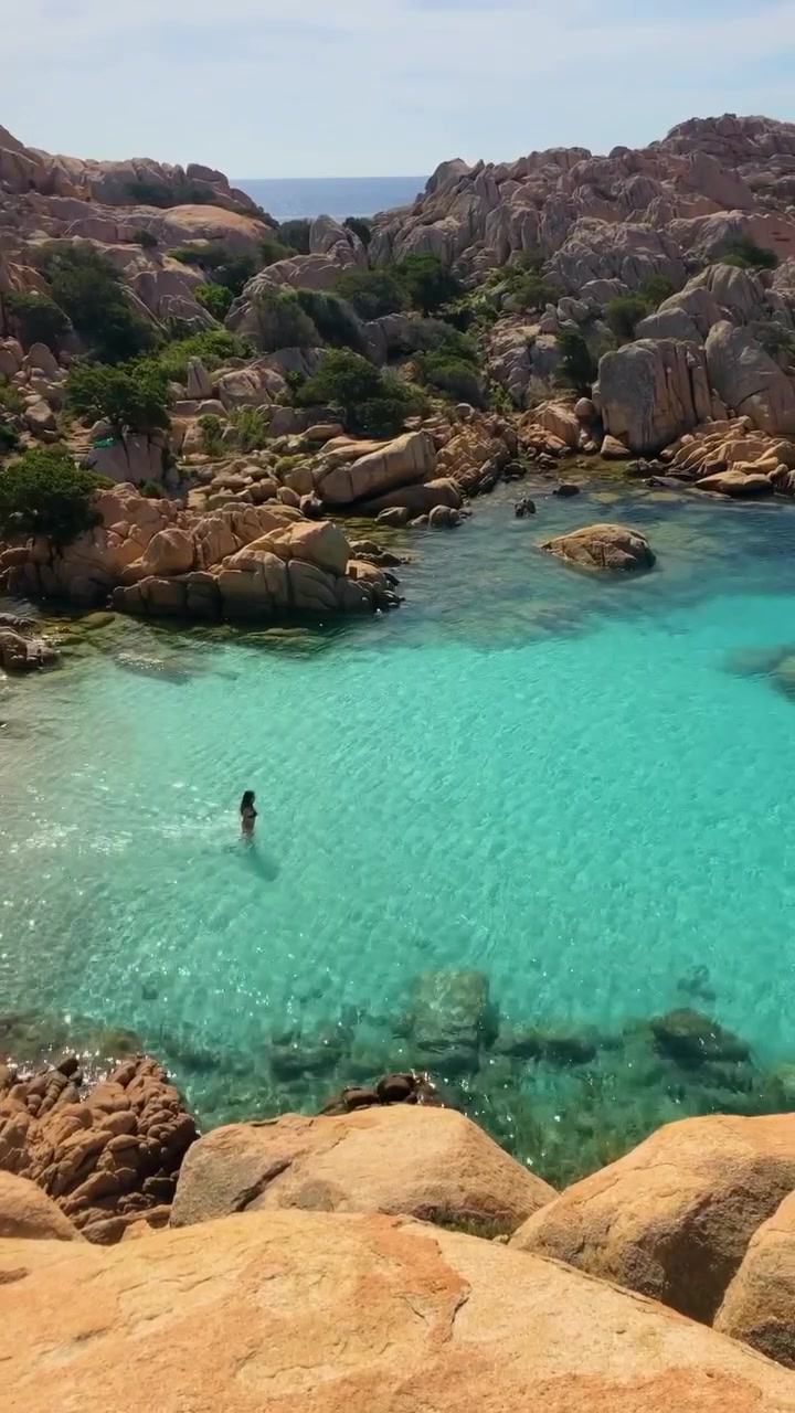 Coastal Scenery: Turquoise Water and Rocky Terrain