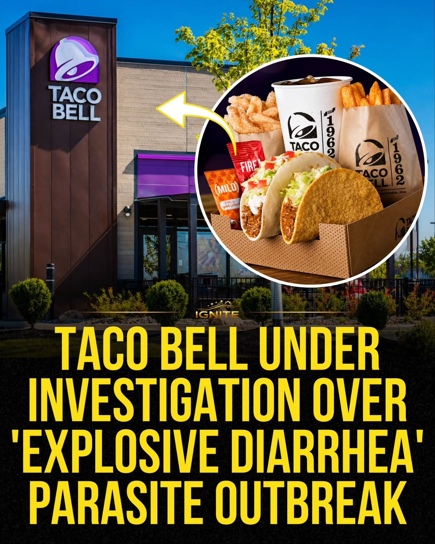 Taco Bell Fire Sauce Linked to Parasite Outbreak