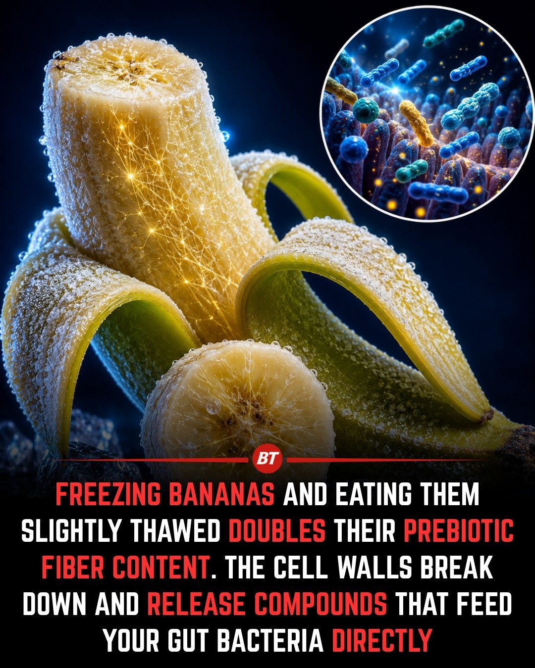 Frozen Bananas: A Surprising Gut Health Booster