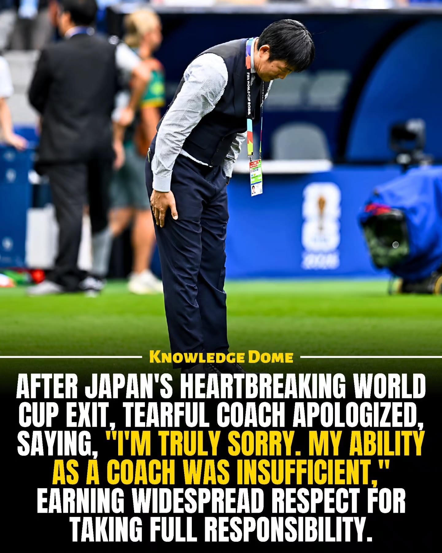 Coach Moriyasu's Apology After Japan's World Cup Exit