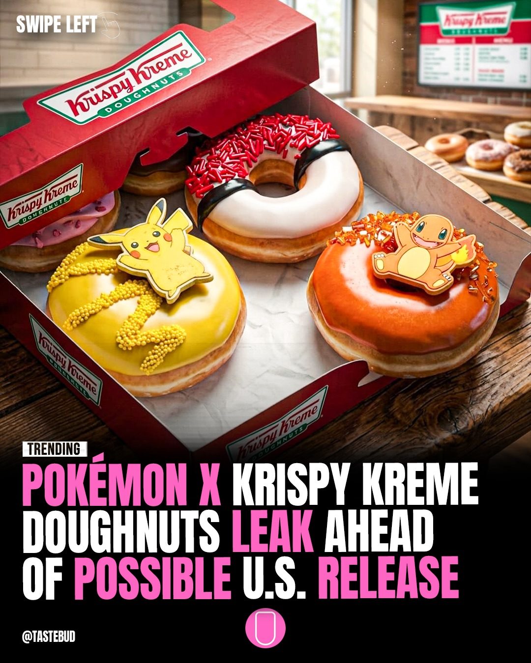 Krispy Kreme's Exciting Pokémon-themed Doughnuts Leaked