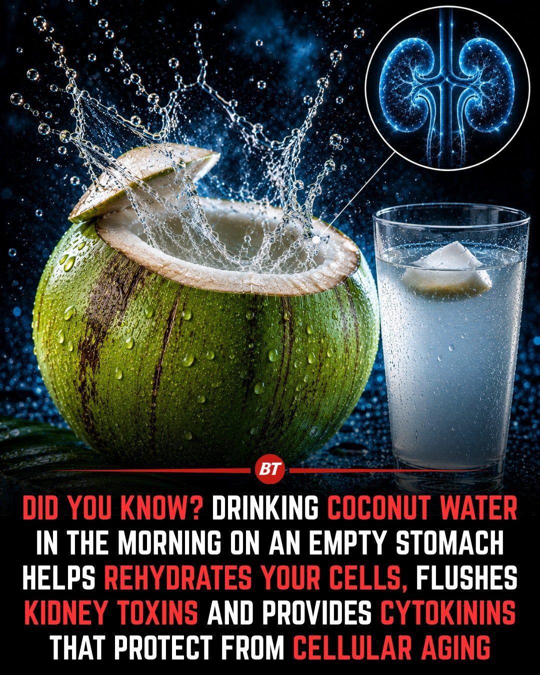 Drink Coconut Water in the Morning for Hydration and Health