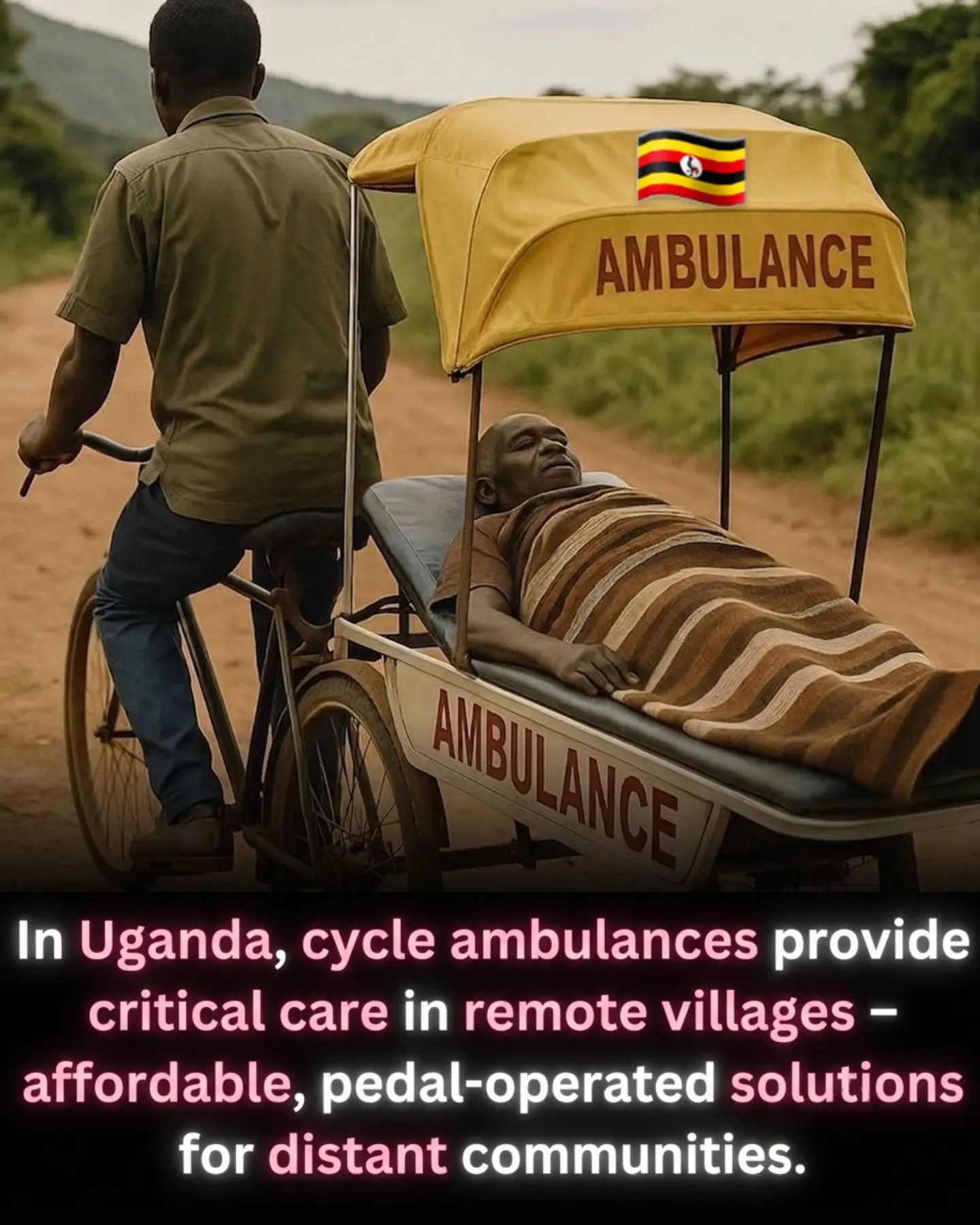 Pedal-Powered Ambulances Revolutionize Rural Healthcare in Uganda