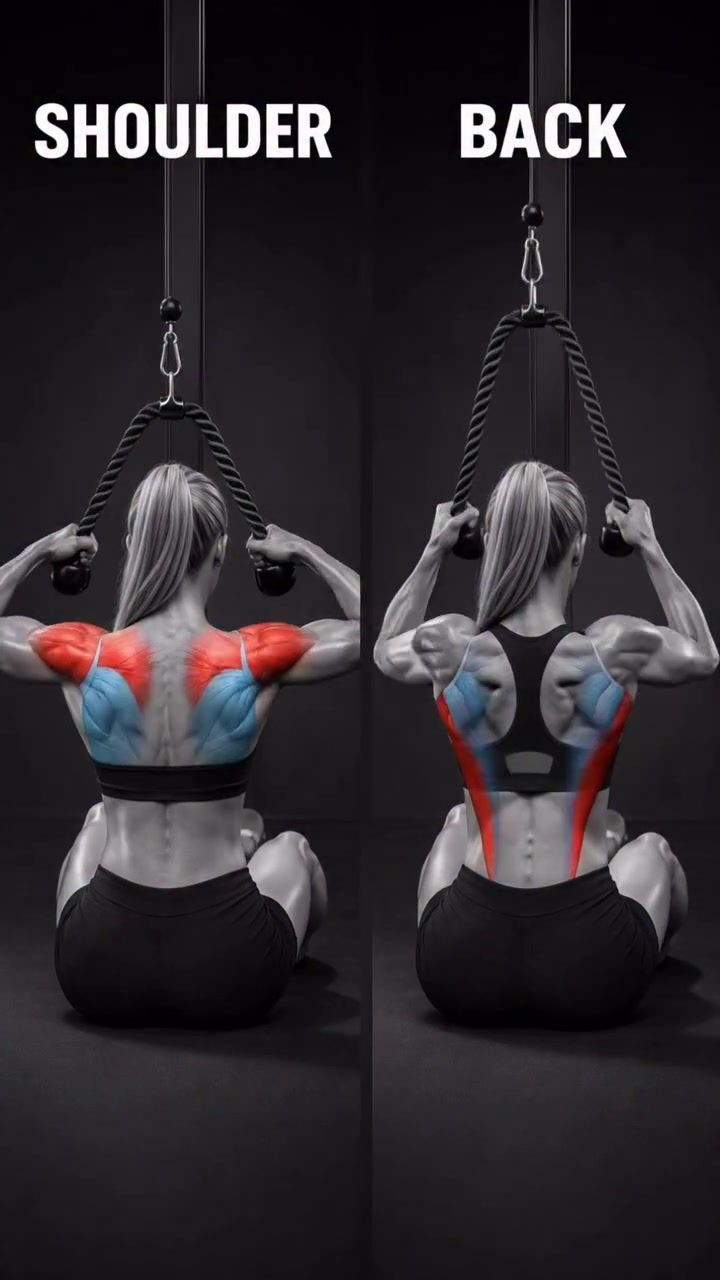 Master Cable Rope Pulldowns for Shoulders and Back
