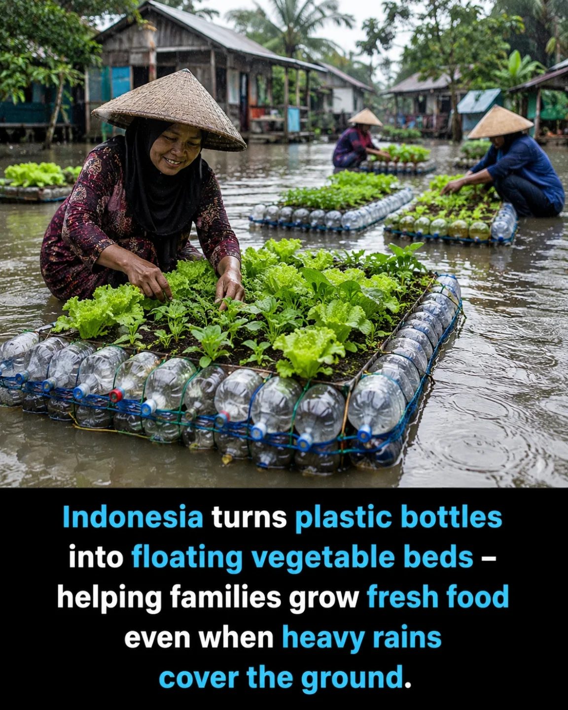Indonesia: Floating Vegetable Gardens For Flood-Prone Areas