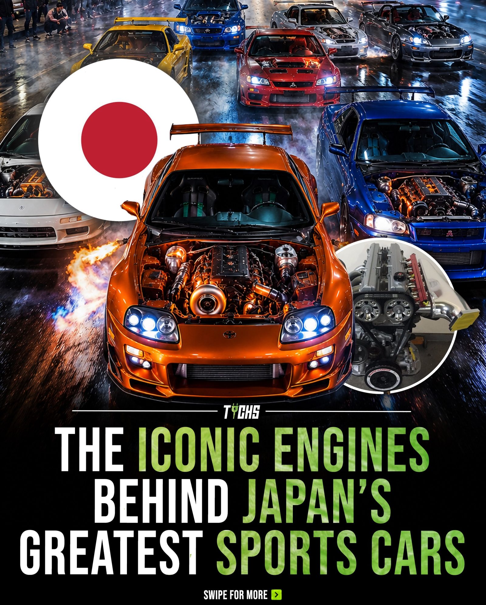 Iconic Engines: The Power Behind Japan's Legendary Sports Cars