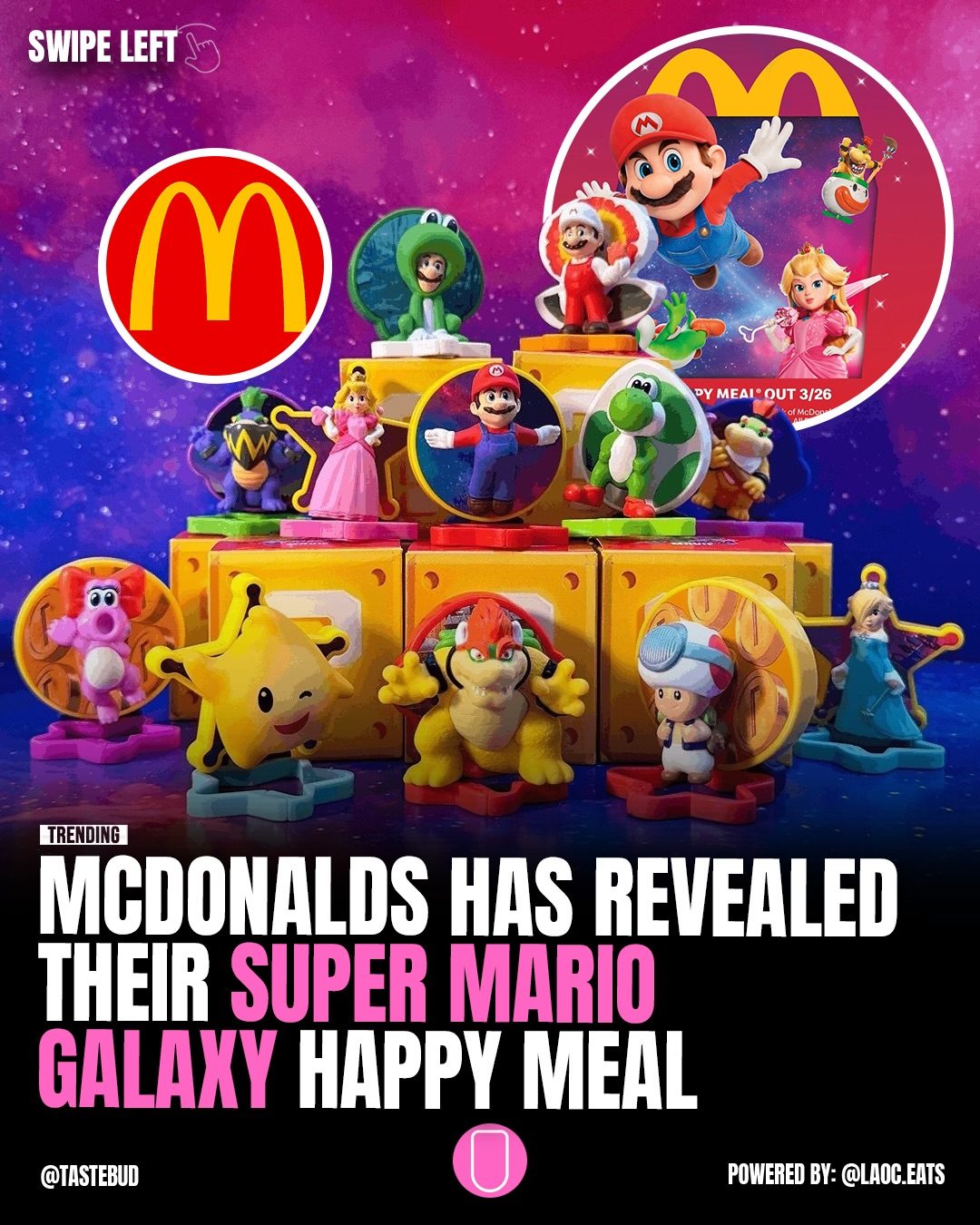 McDonald's Unveils Super Mario Galaxy Happy Meal Collection