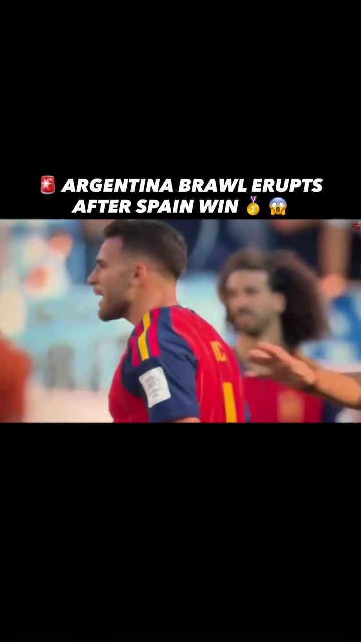 Here is the SEO title:

Argentina Soccer Brawl Erupts After Spain's Victory