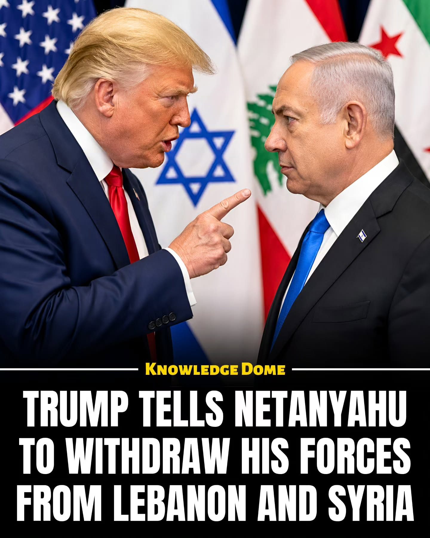 Trump Pressures Netanyahu for Middle East Withdrawal