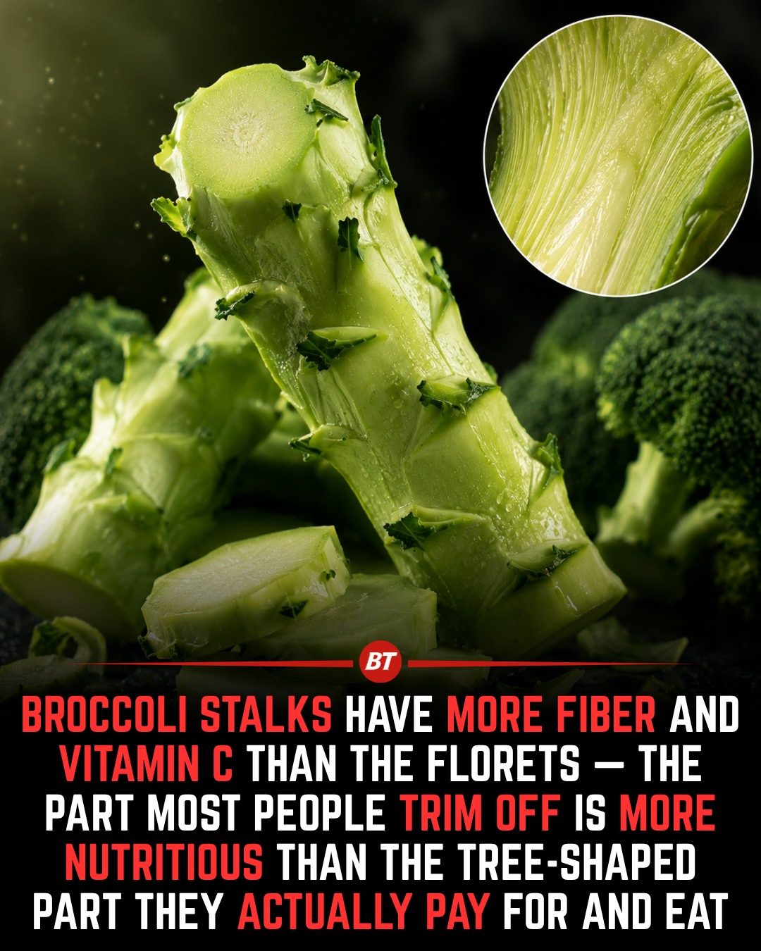 Broccoli Stalks: More Nutritious Than You Think