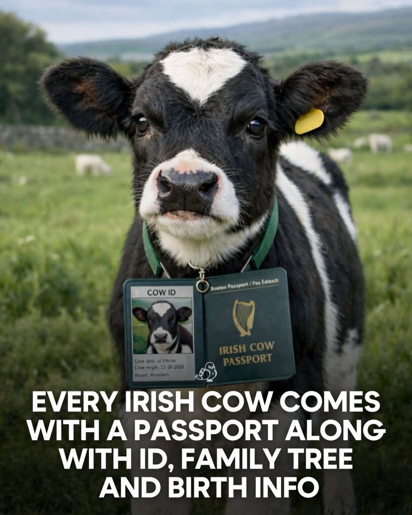 Every Irish Cow Has a Passport: Unique Animal ID System