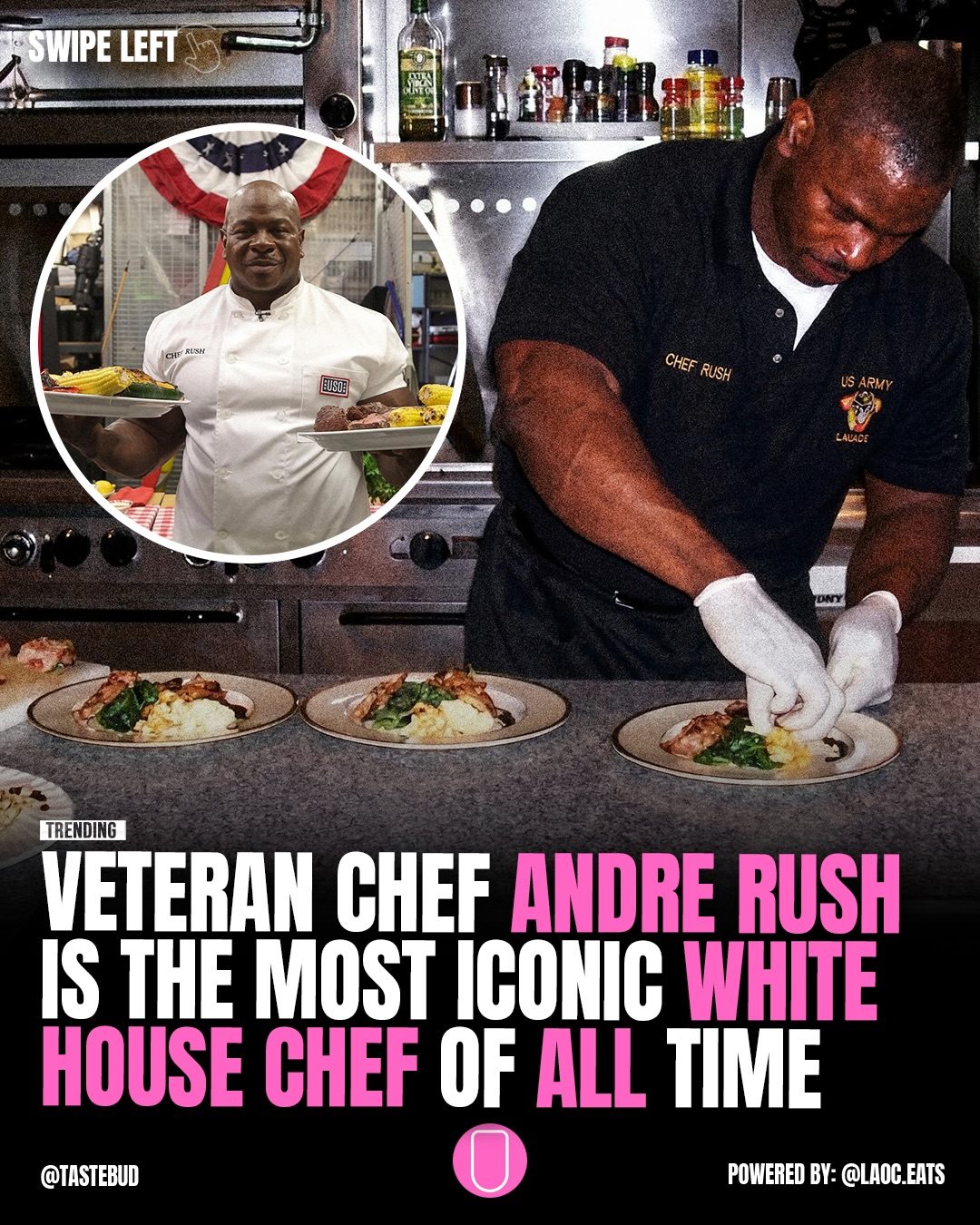 Meet the Iconic White House Chef With 24-Inch Biceps