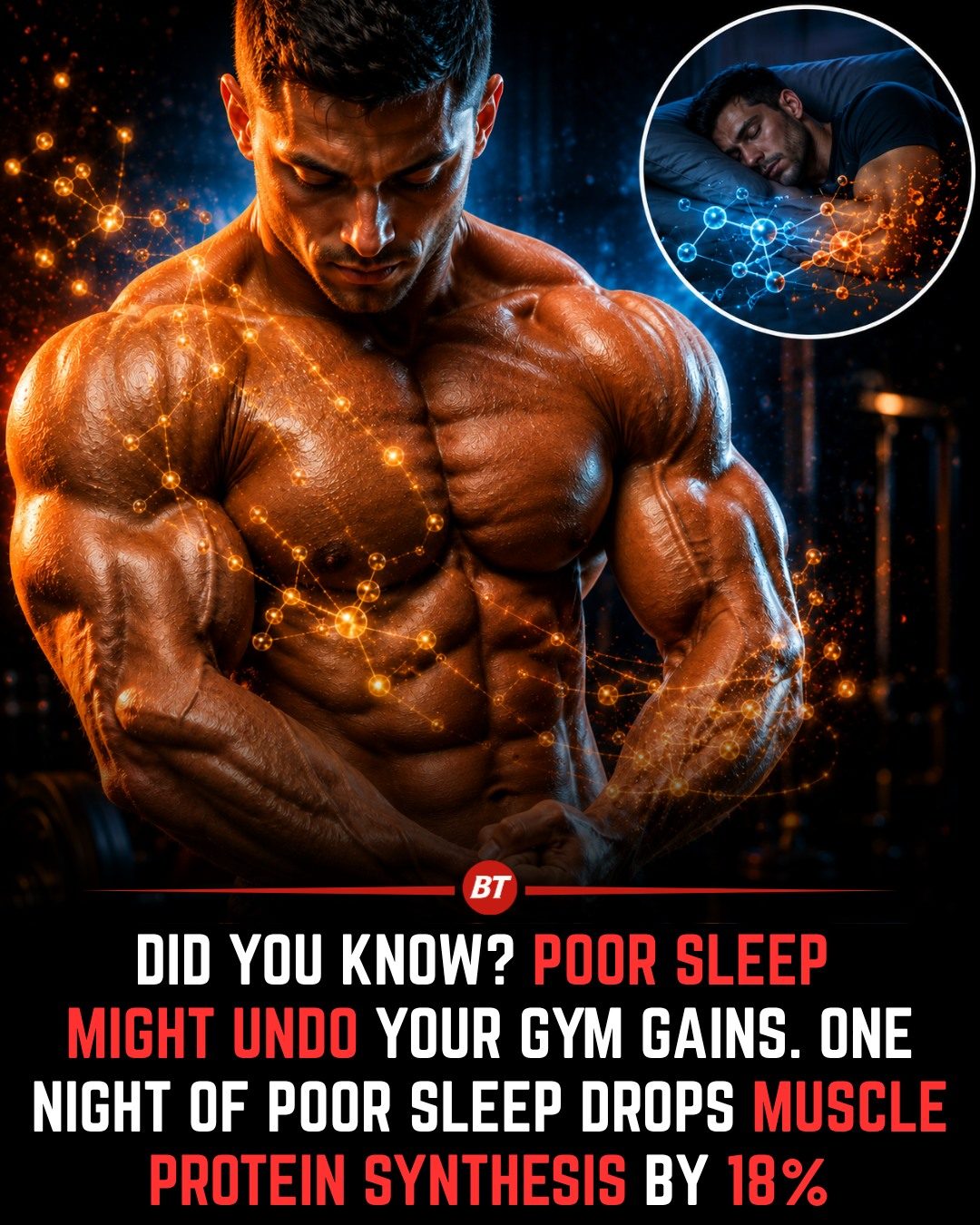 How Poor Sleep Sabotages Your Muscle Gains