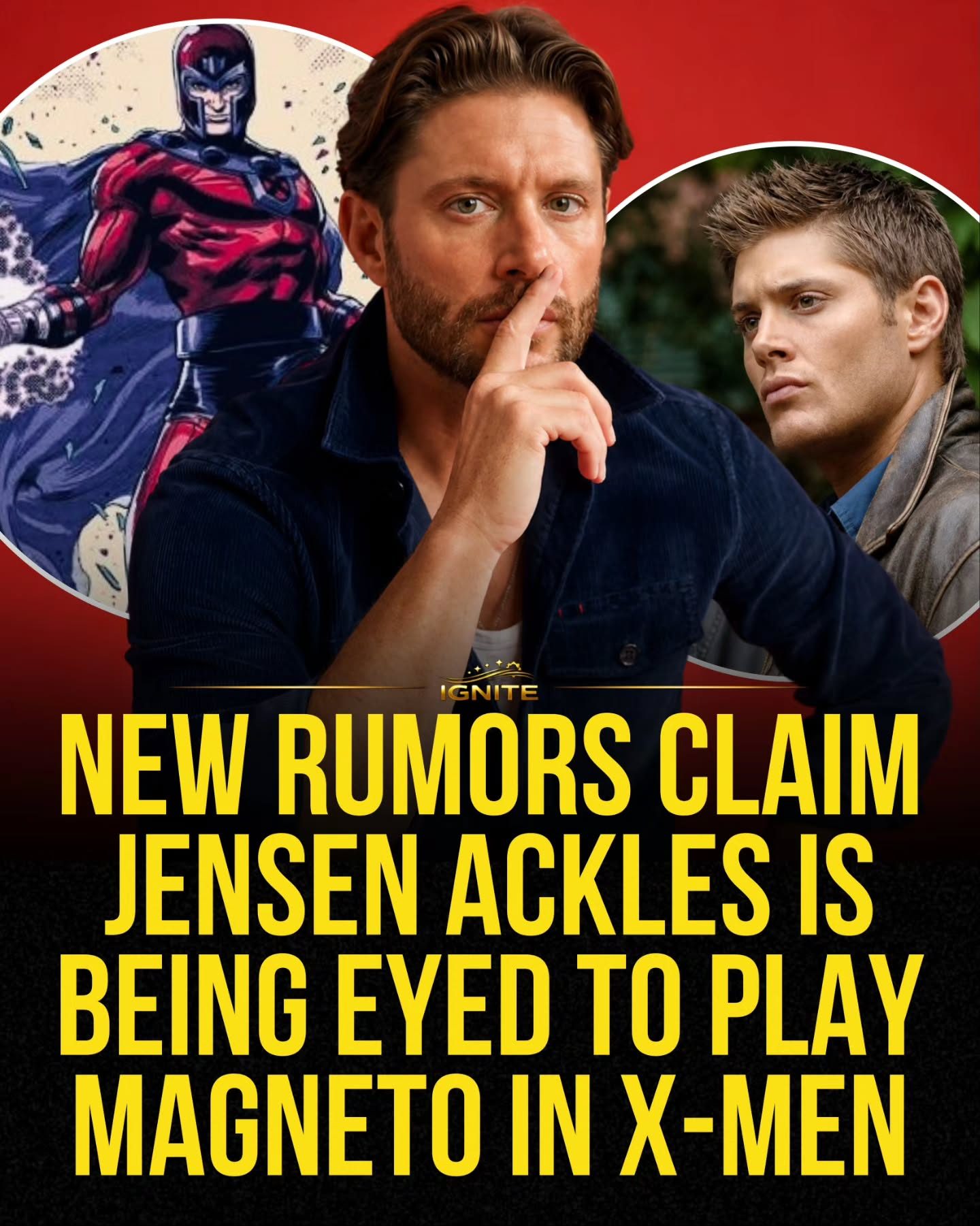 Jensen Ackles Rumored for Magneto in X-Men