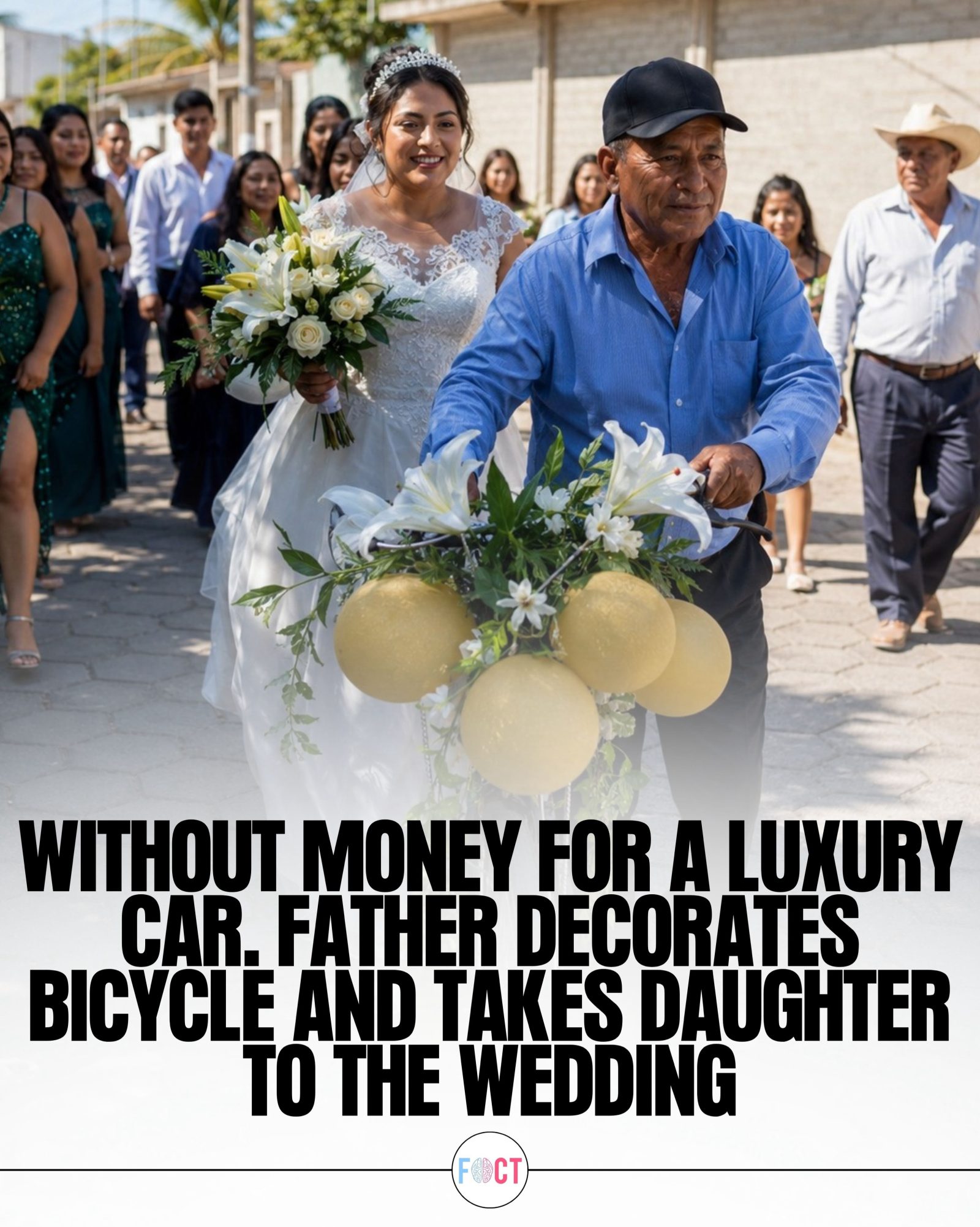 Heartwarming Bike Wedding: Father's Creative Alternative to Luxury Car