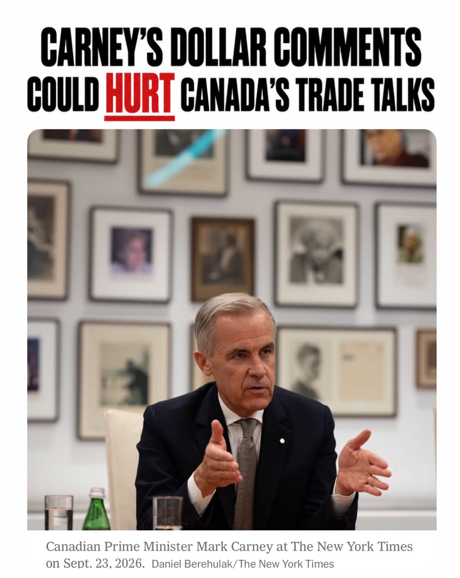 Carney's Dollar Comments and Canada's Trade Talks
