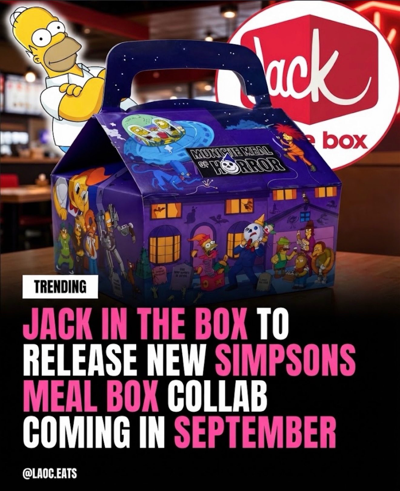 Jack in the Box Simpsons Meal Box: Halloween-Themed Offer