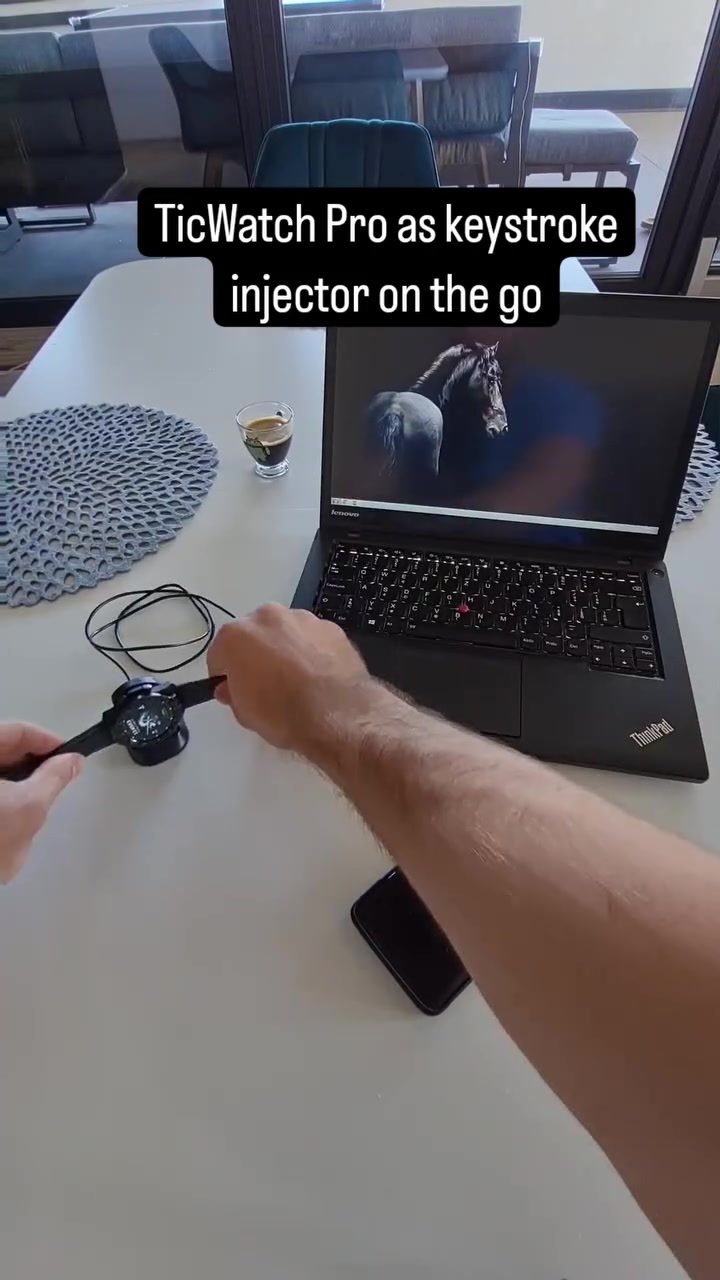 How TicWatch Smartwatches Can Inject Keystrokes