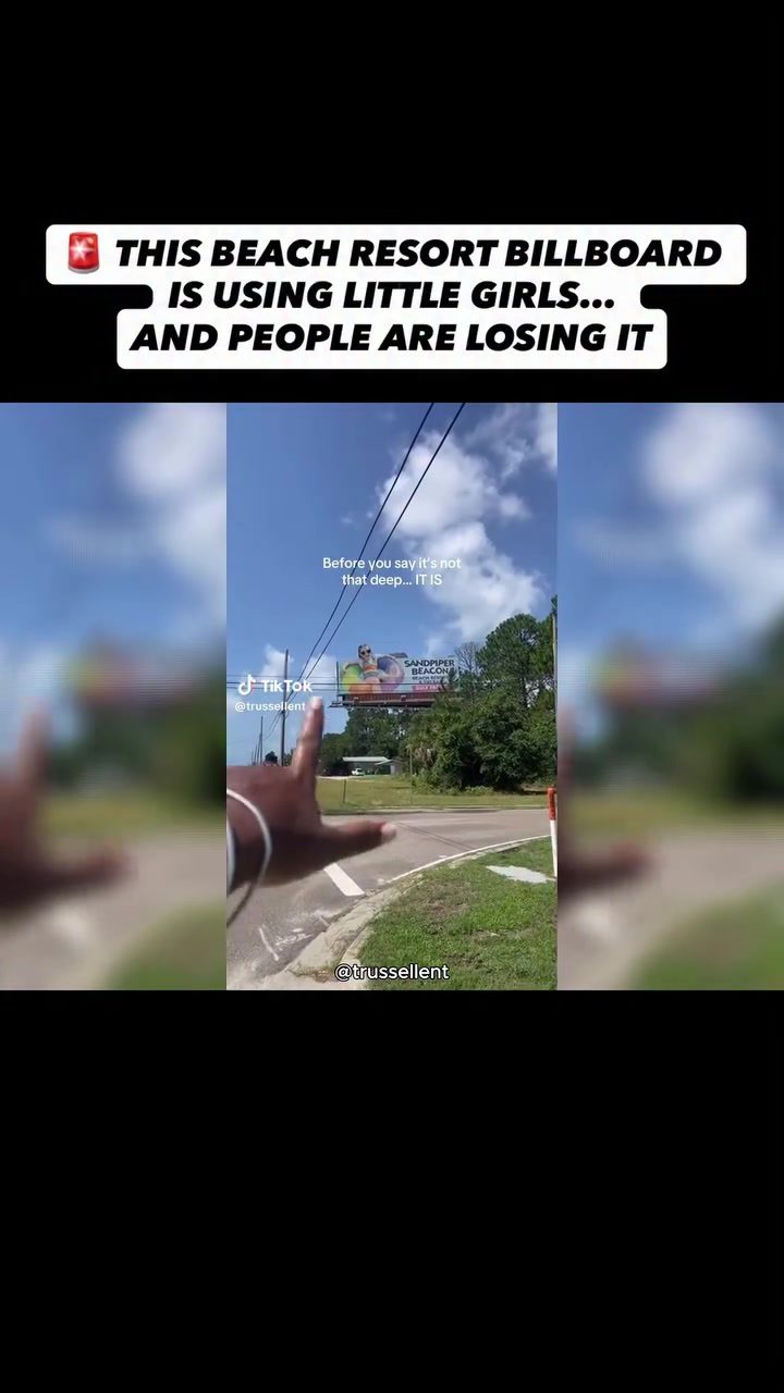 Why the Sandpiper Billboard Featuring Children is Causing Concern