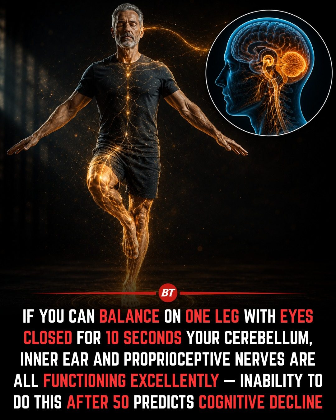 Test Your Brain Health: Can You Balance on One Leg with Eyes Closed?