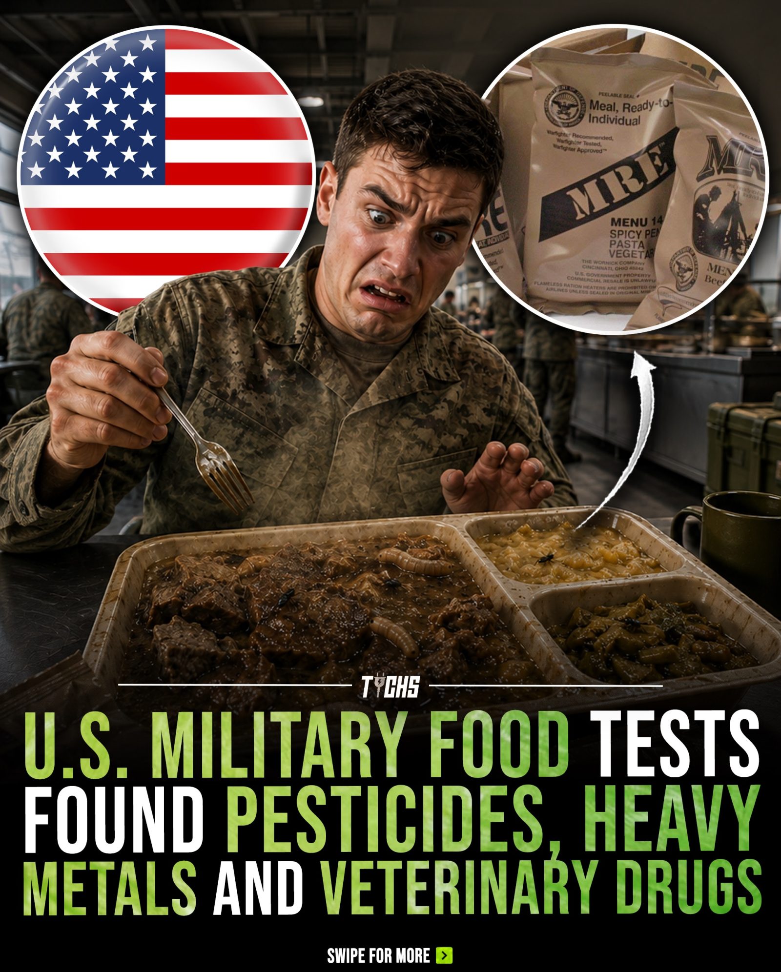 Alarming Contaminants Found in U.S. Military MREs