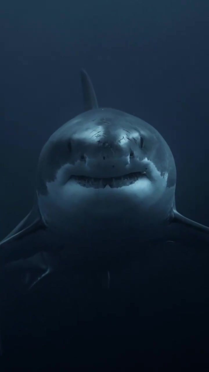 Great White Shark: Close-Up in Ocean Habitat
