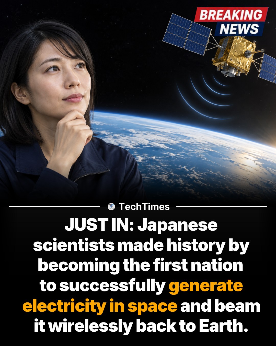 Japanese Scientists Generate Electricity in Space
