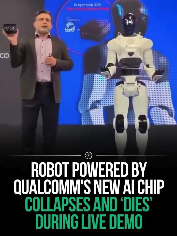 Qualcomm Robot Demo Gone Wrong at Computex 2026