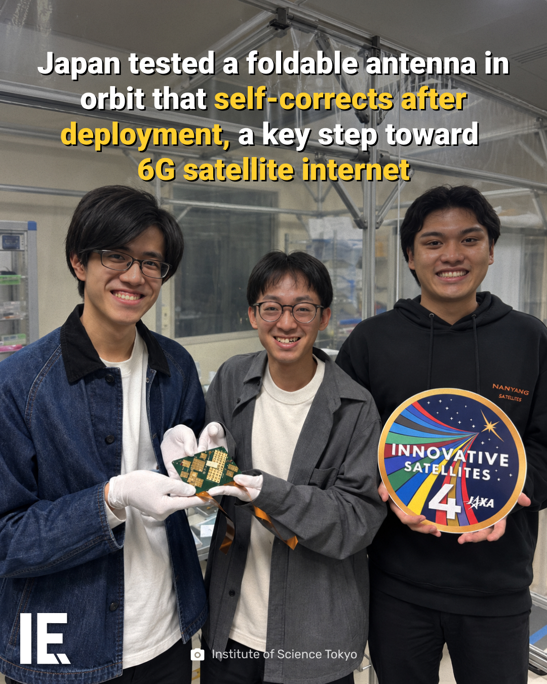 Innovative Satellites' Foldable Antenna: 6G Internet