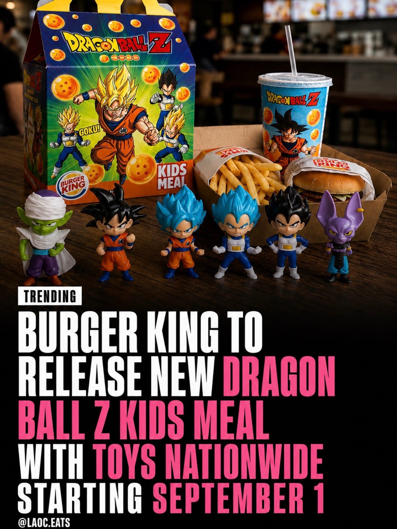 Burger King Dragon Ball Z Kids Meal Release