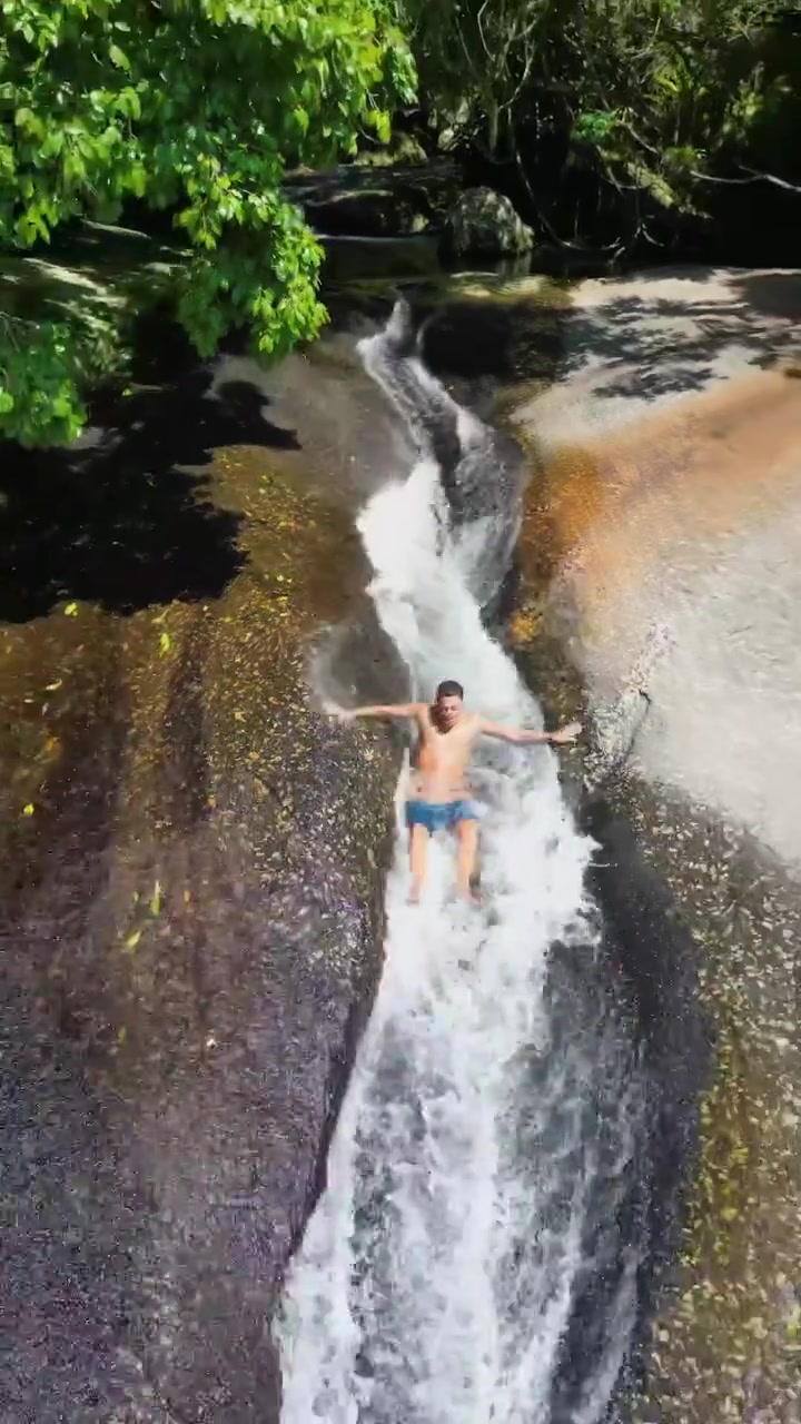 Waterfall Jump Adventure: A Scenic Thrill
