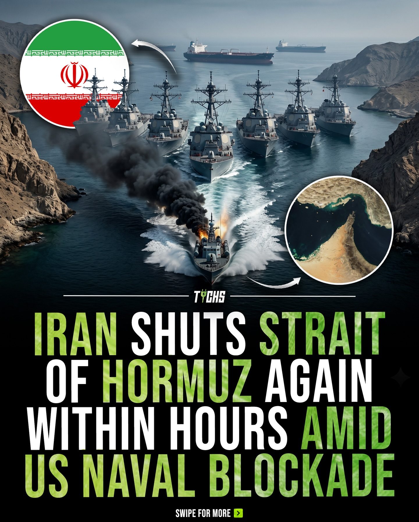 Iran Tensions Rise as Strait of Hormuz Controls Tighten