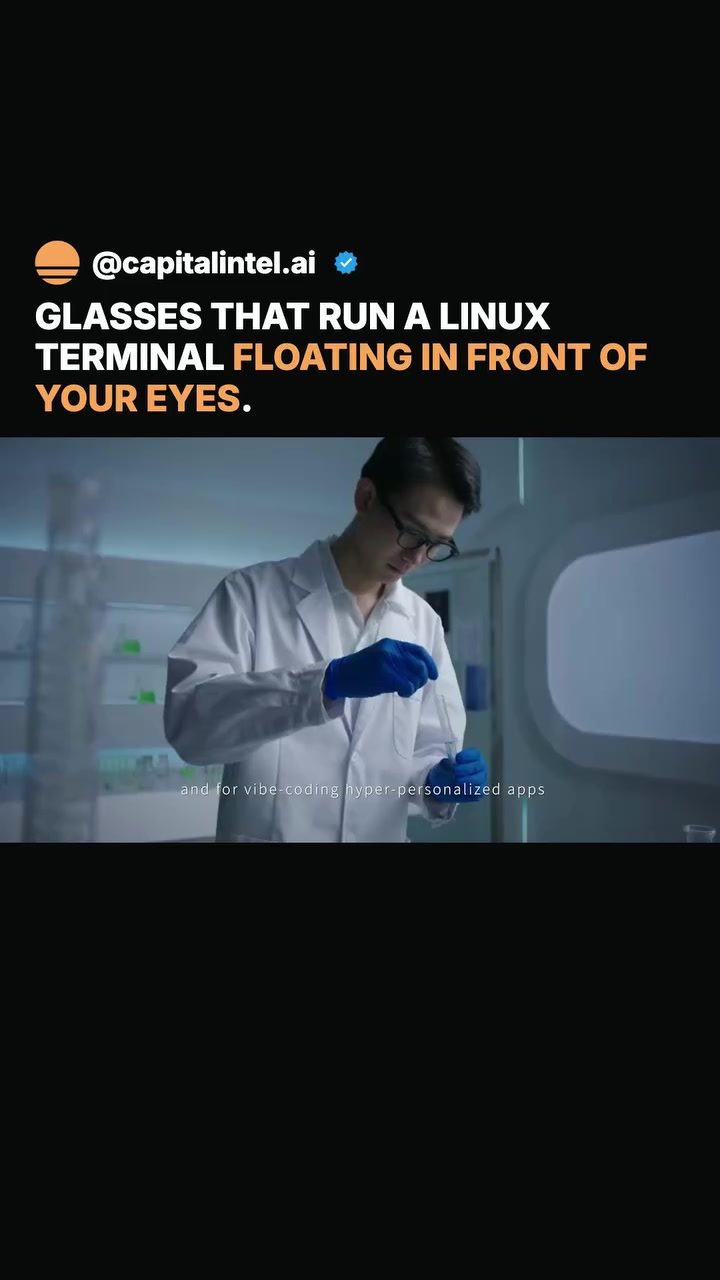 Demonstrated: AR Glasses for Coder's Linux Terminal