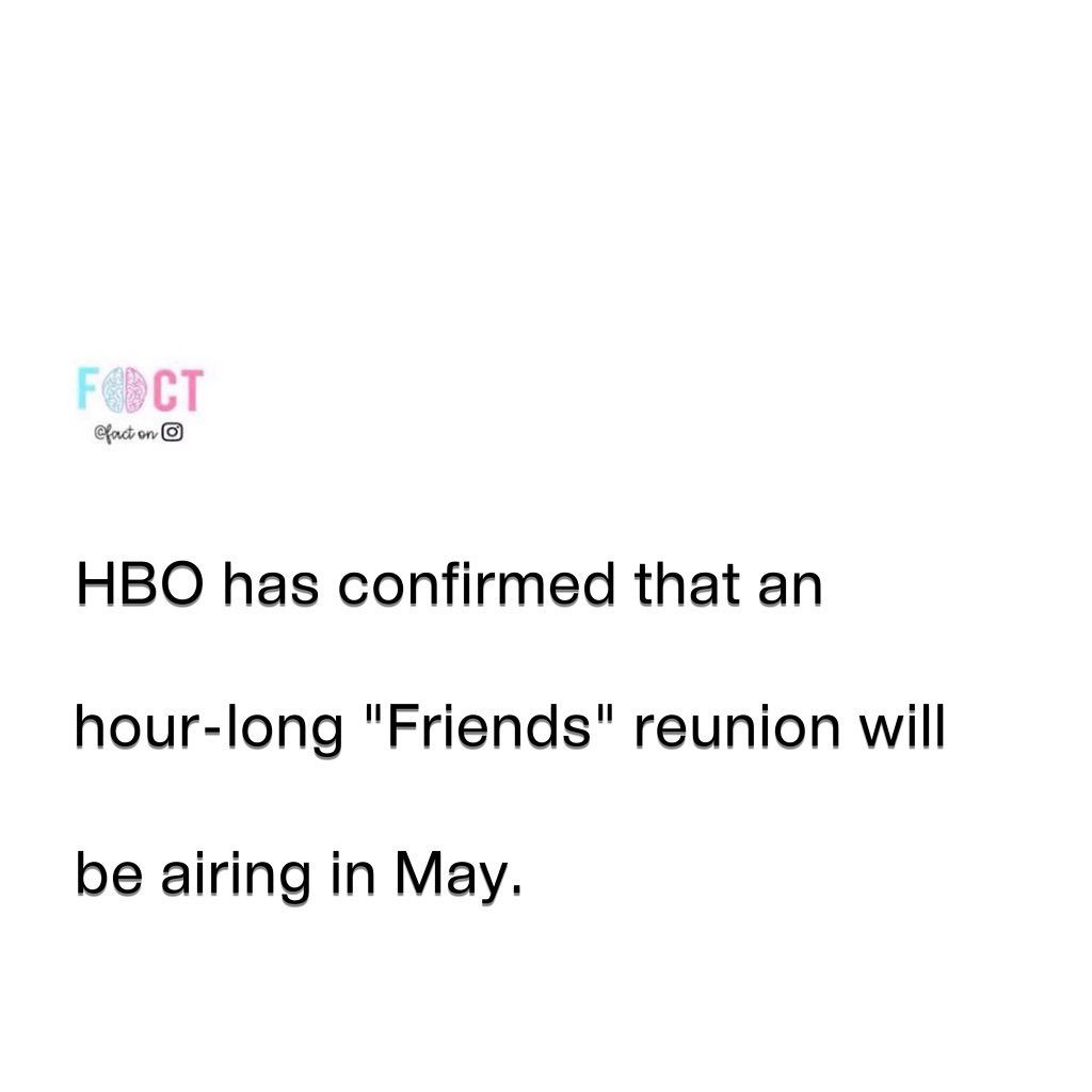 HBO Confirms 'Friends' Reunion Special for May